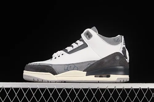 All categories Air Jordan Jordan series basketball shoes Air Jordan 3 Kaws x Air Jordan 3 AJ3 Joe 3 joint custom model cultural basketball shoes